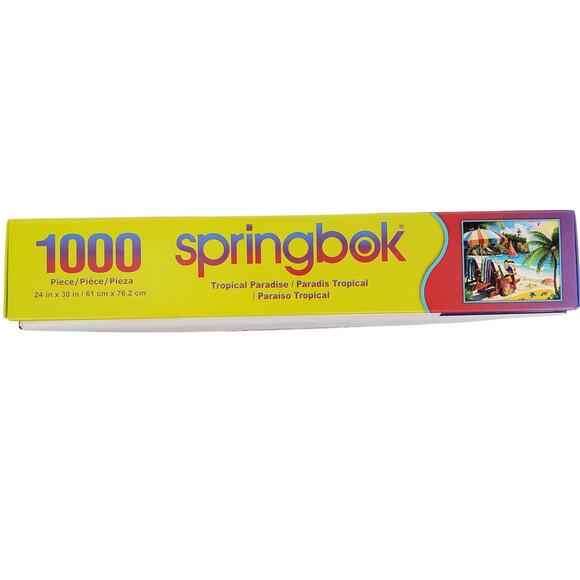 Springbok Puzzle‎ 1000 Piece Tropical Paradise Pre-Owned - Picture 5 of 7